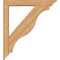 Ekena Millwork Funston Traditional Smooth Bracket w/ Offset Brace, Western Red Cedar, 5 1/2"W x 34"D x 38"H BKT0604X34X38FST01SWR - alternate 4